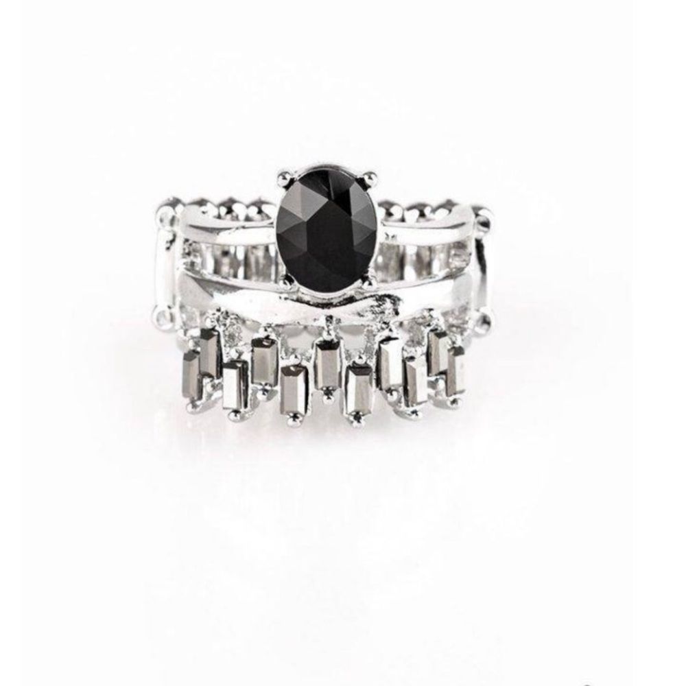 Black Silver Ring
